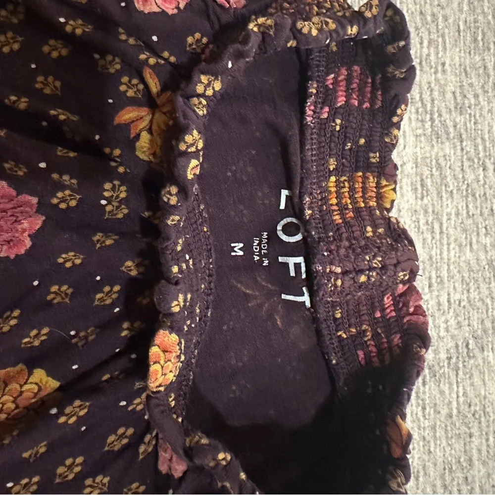 Loft high neckline tank top - Picture 2 of 3